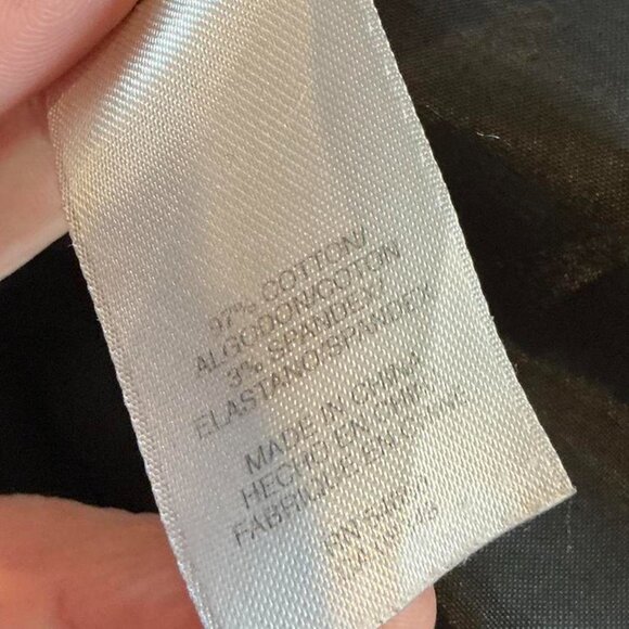 Nine West Black Cotton Stretch Fitted Blazer Women’s size 8 One Button - Picture 4 of 4